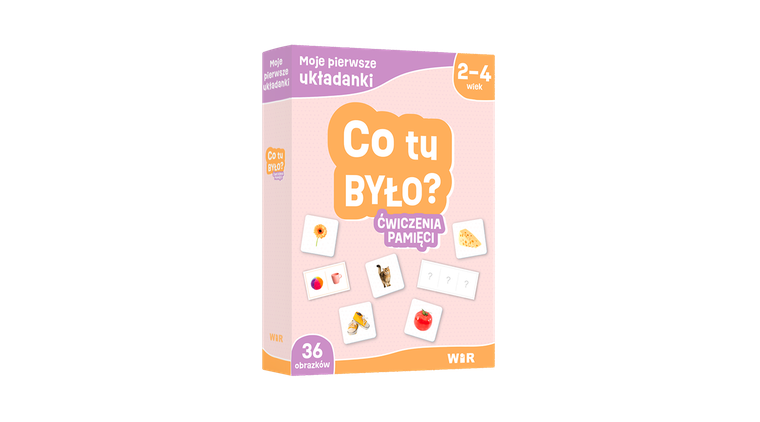 Moje pierwsze układanki. Co tu było? Ćwiczenia pamięci