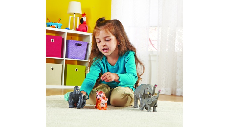 Duże zwierzęta z dżungli - Mamy z dziećmi