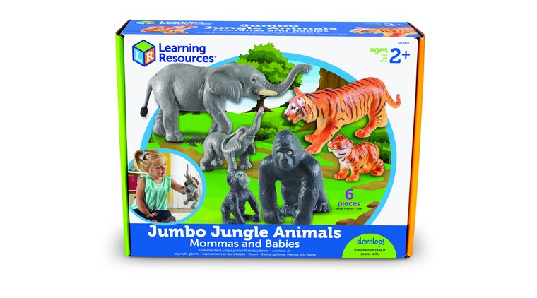 Duże zwierzęta z dżungli - Mamy z dziećmi