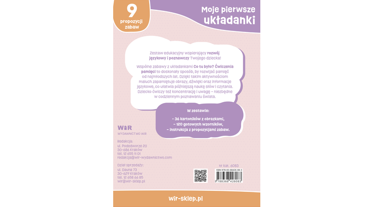 Moje pierwsze układanki. Co tu było? Ćwiczenia pamięci